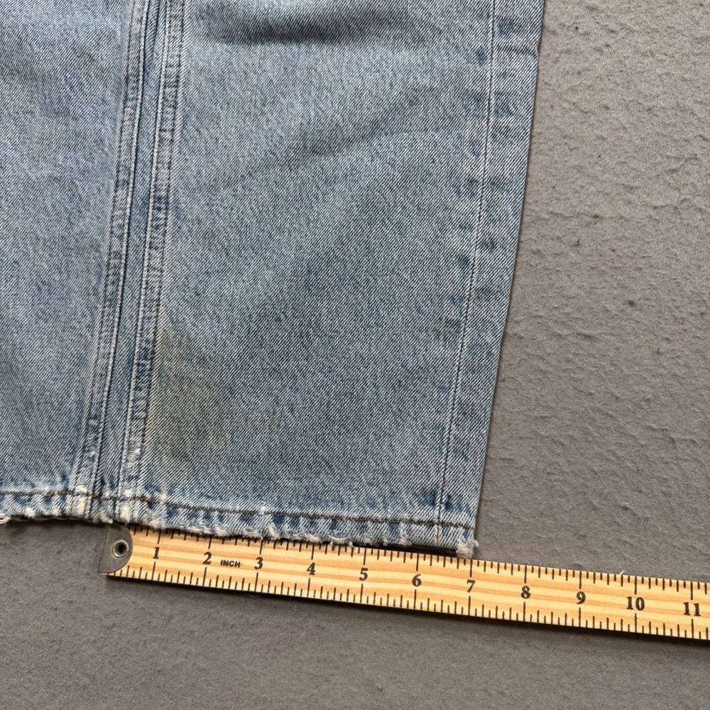 AGOLDE Wide Leg Jeans Women's 23 Blue Light Wash High Rise Button Fly Baggy Fit - Picture 6 of 10
